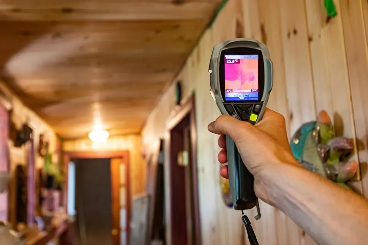 Indoor air quality testing in a North York home