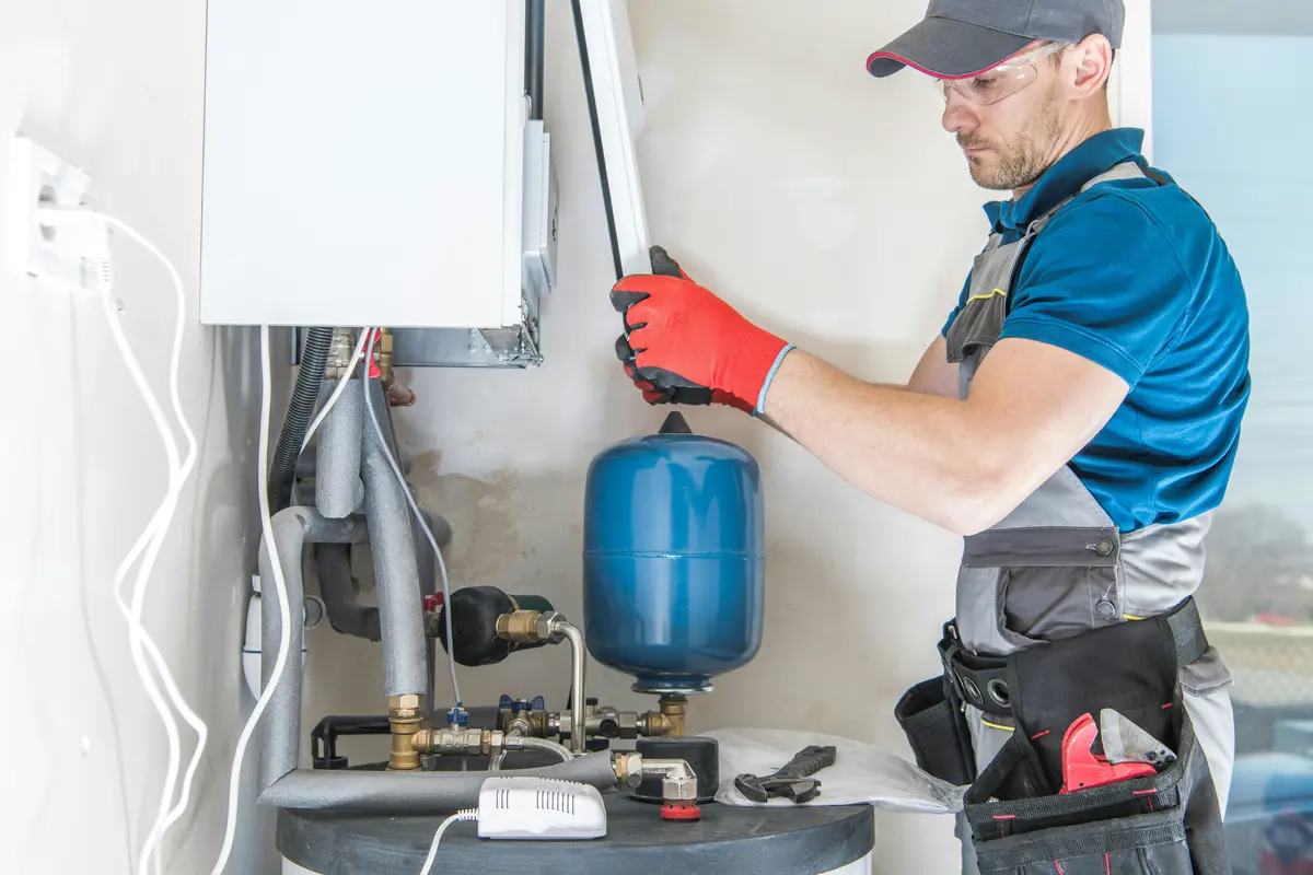 Boiler service in a North York residential home
