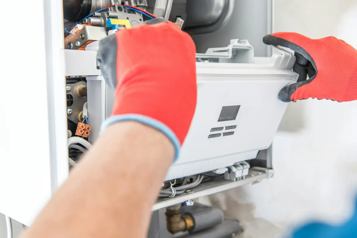 Wall-hung boiler annual maintenance in North York