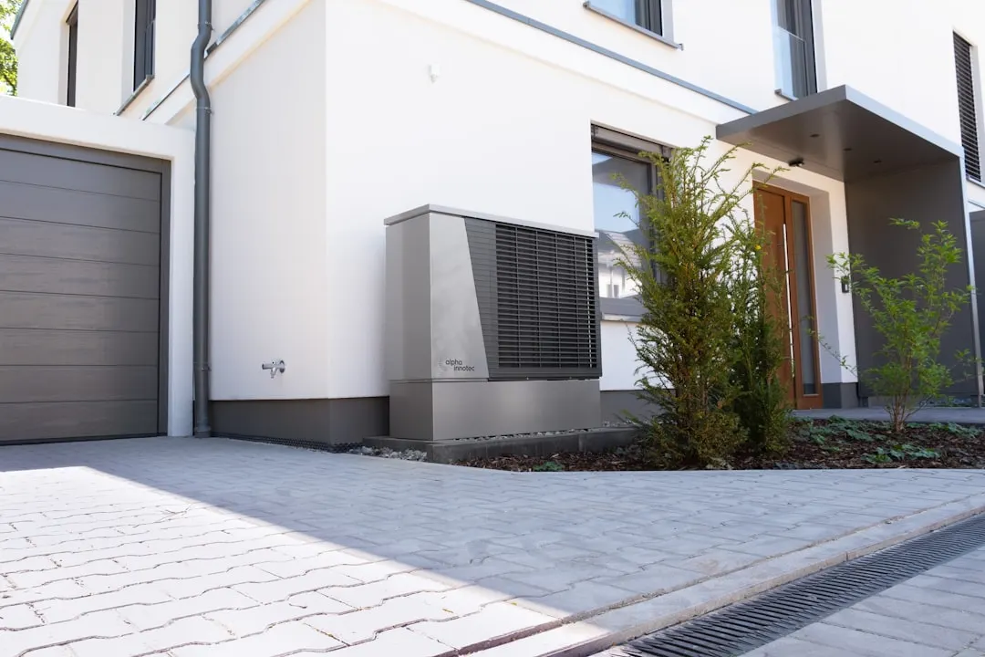 Cold-climate heat pump outdoor unit installed at a North York home