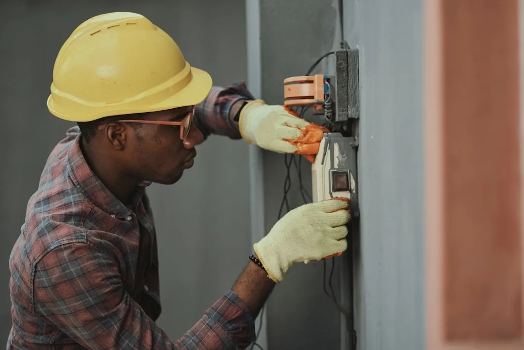Hvac North York technician on service call