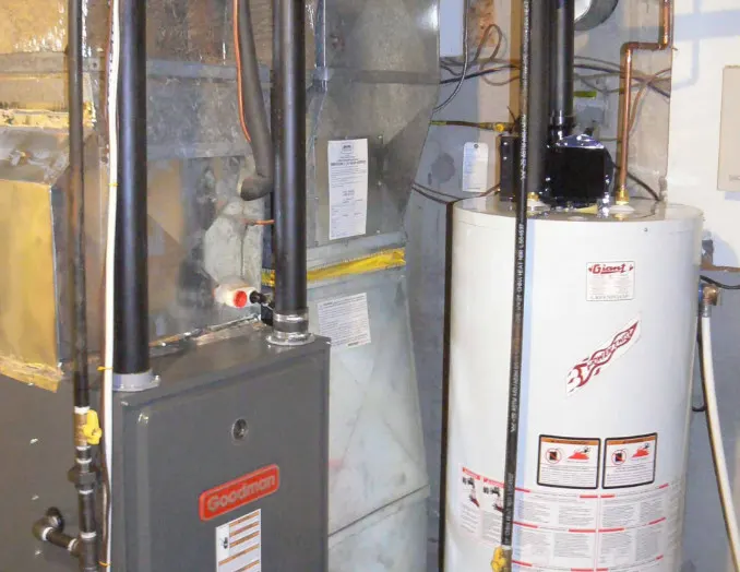 Tankless water heater serviced in a North York home